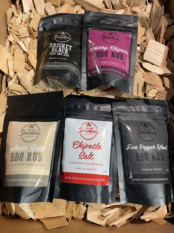 Smokes BBQ Rubs & Seasonings (5 pack)